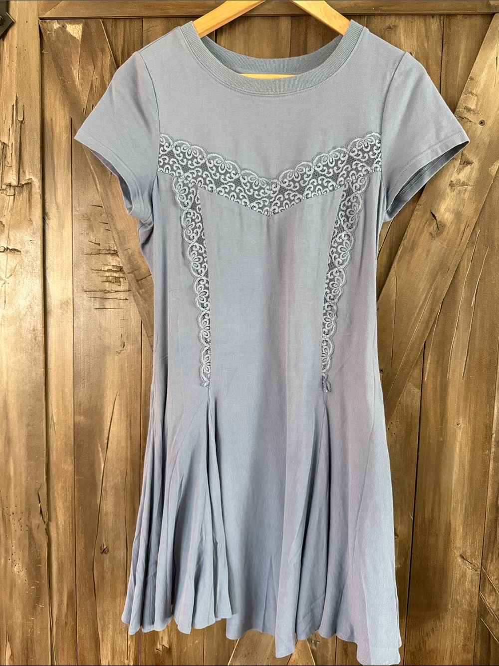 Bohme blue flare twirl dress.
